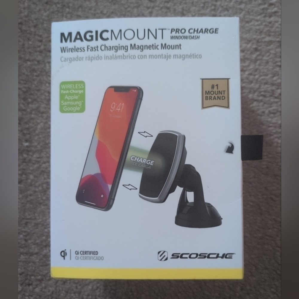 MagicMount Pro Charge Wireless Fast Charging Magnetic Mount For Car Dashboard